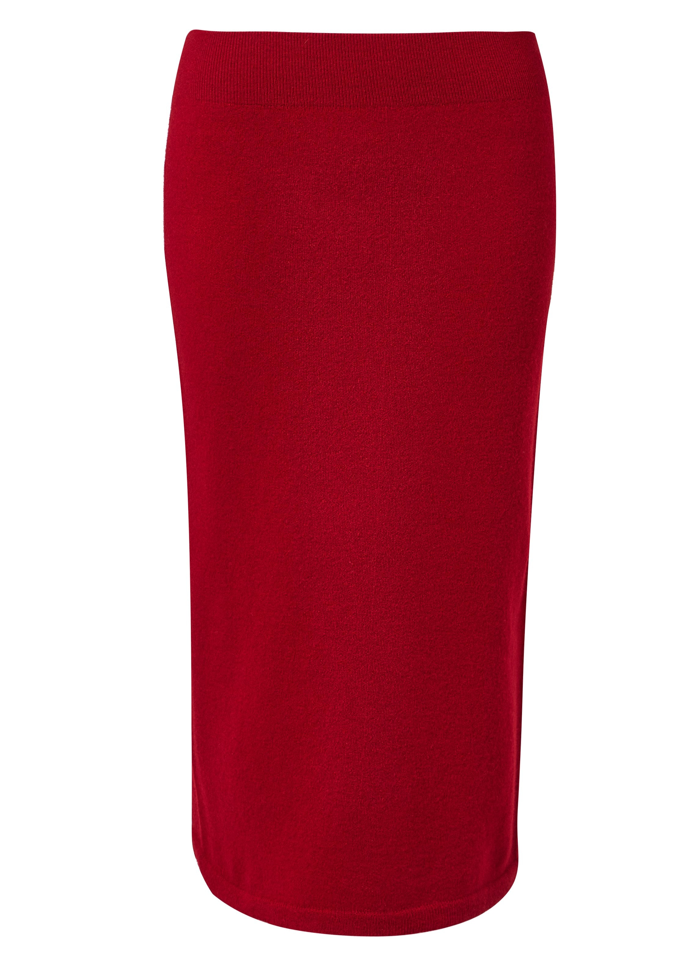 Deep red midi on sale skirt