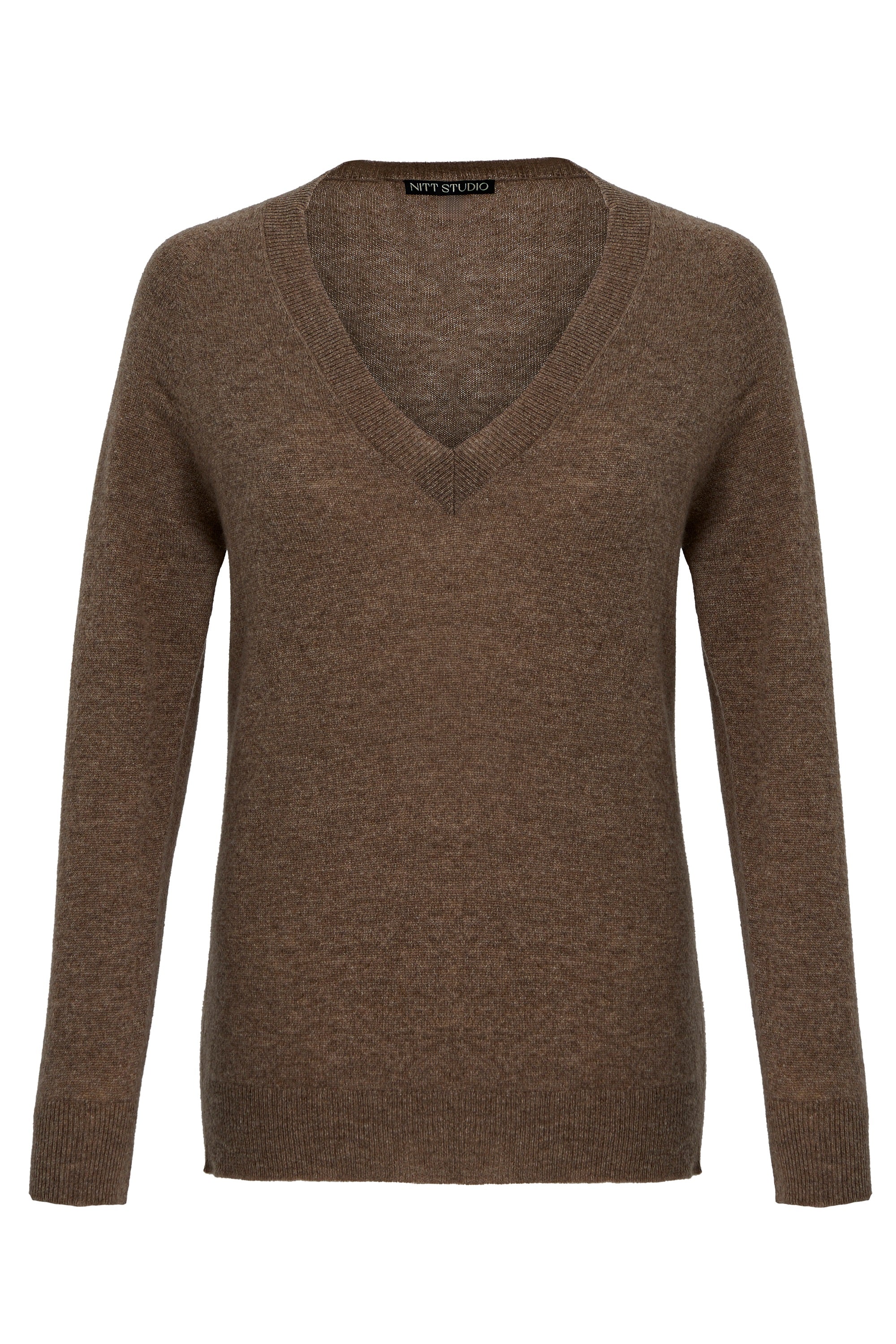 Diana Seamless Ultrafine V-Neck Cashmere Sweater