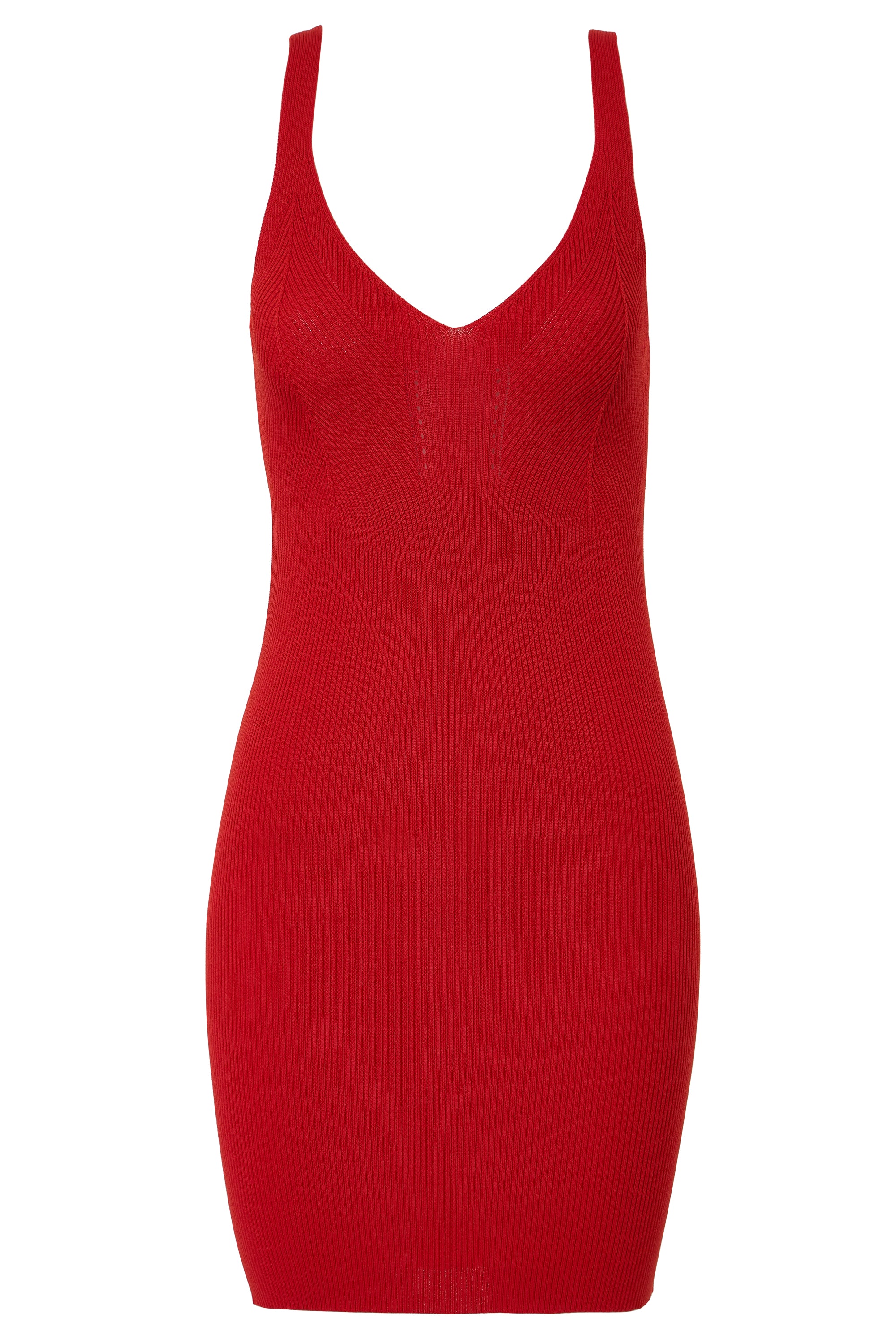 V-Neck Seamless Mini Dress